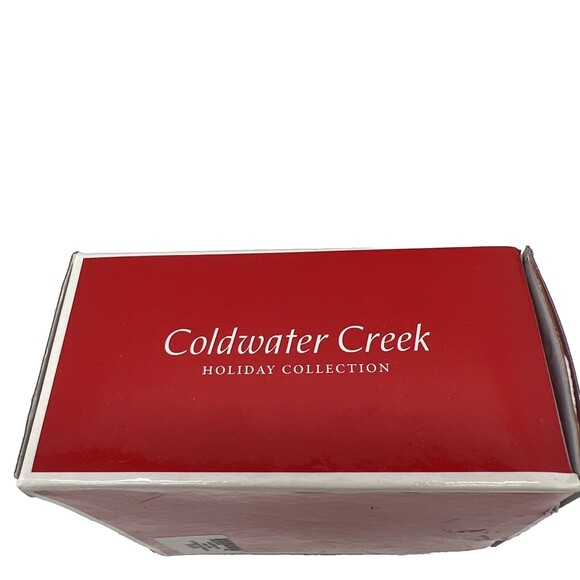 New 4 Coldwater Creek Holiday Collection HOLLY BIRD COASTERS Rustic Christmas - Picture 14 of 15